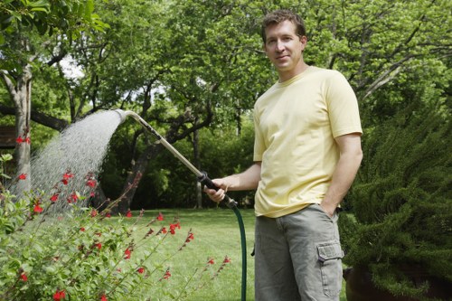 Healthy trees after lopping in a Swiss Cottage garden